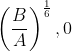 \left ( \frac{B}{A} \right )^{\frac{1}{6}},0