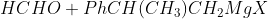 HCHO+PhCH(CH_{3})CH_{2}MgX